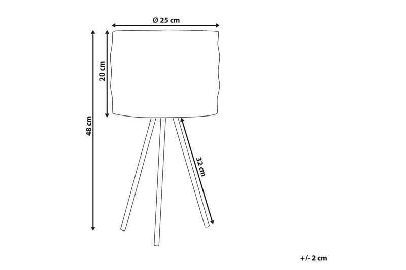 Argentil Bordslampa 48 cm E27 - Svart - Belysning - Lampor & belysning inomhus - Sovrumslampa - Sänglampa - Sängbordslampa