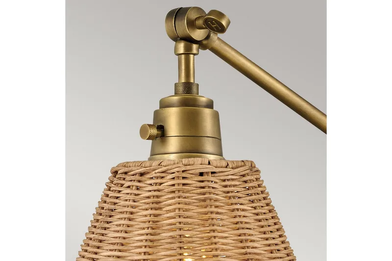 Arti Hinkley Vägglampa - Brass||Brown - Belysning - Lampor & belysning inomhus - Sovrumslampa - Sänglampa - Sänglampa vägg