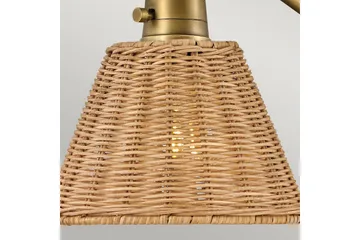 Arti Hinkley Vägglampa - Brass||Brown - Belysning - Lampor & belysning inomhus - Sovrumslampa - Sänglampa - Sänglampa vägg