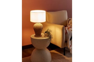 Astroni Bordslampa 49 cm E27 - Natur/Off White - Belysning - Lampor & belysning inomhus - Sovrumslampa - Sänglampa - Sängbordslampa