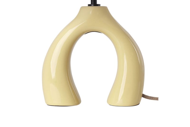 Avsaki Bordslampa 43 cm E27 - Gul/Vit - Belysning - Lampor & belysning inomhus - Sovrumslampa - Sänglampa - Sängbordslampa