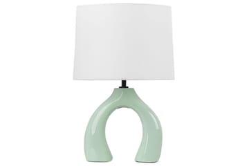 Avsaki Bordslampa 43 cm E27 - Ljusgrön/Vit - Belysning - Lampor & belysning inomhus - Sovrumslampa - Sänglampa - Sängbordslampa