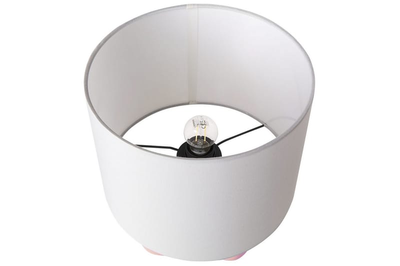 Avsaki Bordslampa 43 cm E27 - Rosa/Vit - Belysning - Lampor & belysning inomhus - Sovrumslampa - Sänglampa - Sängbordslampa