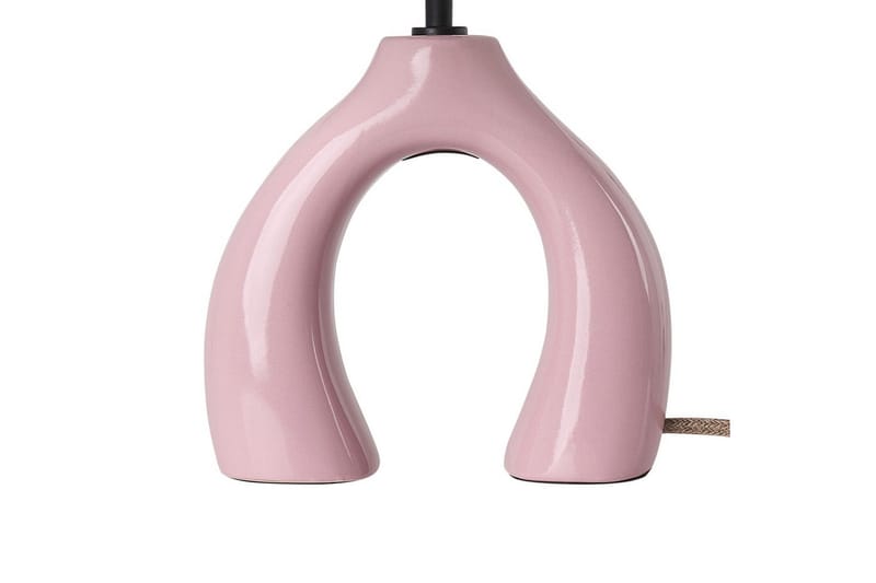 Avsaki Bordslampa 43 cm E27 - Rosa/Vit - Belysning - Lampor & belysning inomhus - Sovrumslampa - Sänglampa - Sängbordslampa