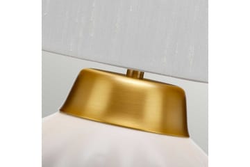 Bexley Quintiesse Bordslampa - White||Brass - Belysning - Lampor & belysning inomhus - Sovrumslampa - Sänglampa - Sängbordslampa