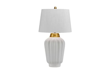 Bexley Quintiesse Bordslampa - White||Brass - Belysning - Lampor & belysning inomhus - Sovrumslampa - Sänglampa - Sängbordslampa