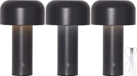 Bobby Bordslampa 12.5 cm - grå - Belysning - Lampor & belysning inomhus - Sovrumslampa - Sänglampa - Sängbordslampa