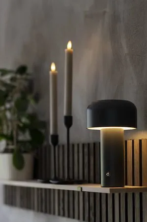 Bobby Bordslampa 12.5 cm - grå - Belysning - Lampor & belysning inomhus - Sovrumslampa - Sänglampa - Sängbordslampa