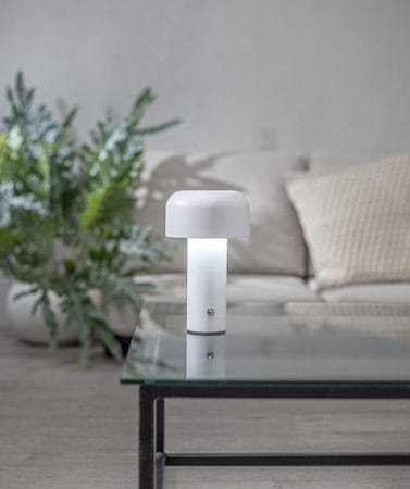 Bobby Bordslampa 12.5 cm - vit - Belysning - Lampor & belysning inomhus - Sovrumslampa - Sänglampa - Sängbordslampa