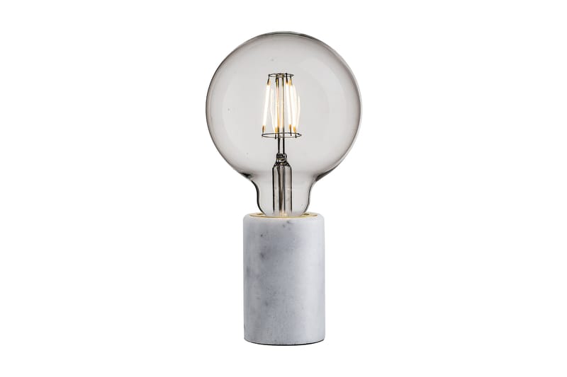 Bordslampa Siv Marmor Vit - Fönsterlampa - Hall lampa - Bordslampa - Fönsterlampa på fot - Sängbordslampa