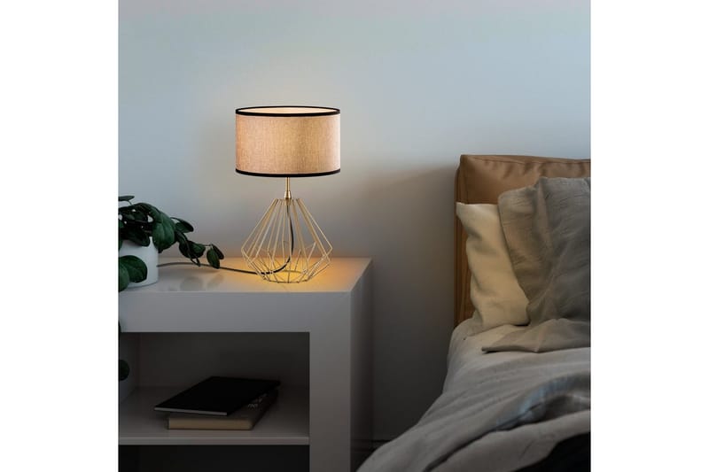 Bordslampa Almasi Beige / Rany - Beige / Rany - Belysning - Lampor & belysning inomhus - Sovrumslampa - Sänglampa - Sängbordslampa