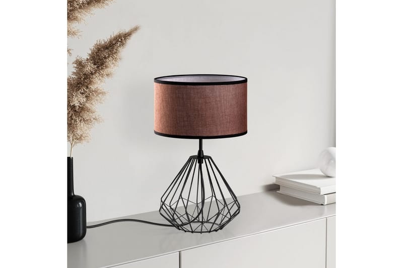 Bordslampa Almasi Damson / Svart - Damson / Svart - Belysning - Lampor & belysning inomhus - Sovrumslampa - Sänglampa - Sängbordslampa