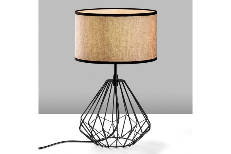 Bordslampa Almasi Mink / Svart - Mink / Svart - Belysning - Lampor & belysning inomhus - Sovrumslampa - Sänglampa - Sängbordslampa