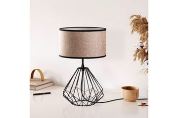 Bordslampa Almasi Mink / Svart - Mink / Svart - Belysning - Lampor & belysning inomhus - Sovrumslampa - Sänglampa - Sängbordslampa