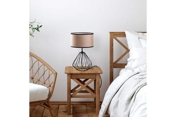 Bordslampa Almasi Mink / Svart - Mink / Svart - Belysning - Lampor & belysning inomhus - Sovrumslampa - Sänglampa - Sängbordslampa