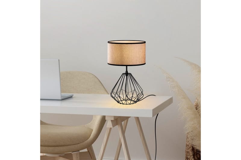 Bordslampa Almasi Mink / Svart - Mink / Svart - Belysning - Lampor & belysning inomhus - Sovrumslampa - Sänglampa - Sängbordslampa