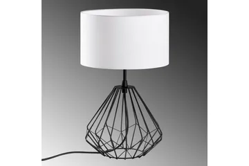Bordslampa Almasi Vit / Svart - Vit / Svart - Belysning - Lampor & belysning inomhus - Sovrumslampa - Sänglampa - Sängbordslampa