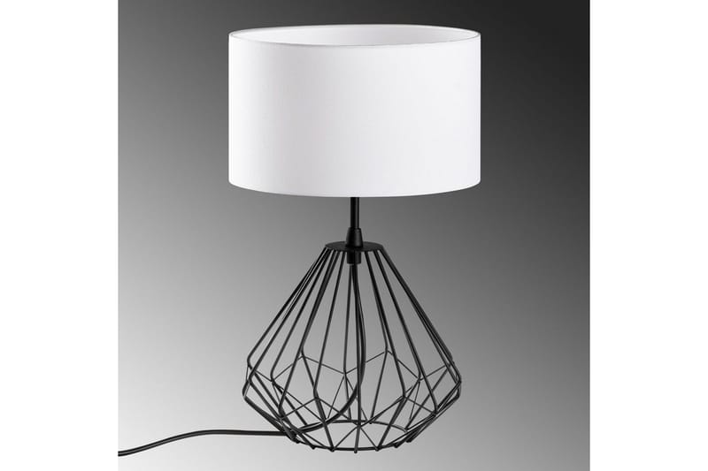 Bordslampa Almasi Vit / Svart - Vit / Svart - Belysning - Lampor & belysning inomhus - Sovrumslampa - Sänglampa - Sängbordslampa