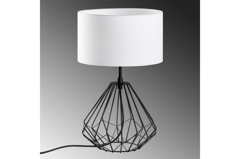 Bordslampa Almasi Vit / Svart - Vit / Svart - Belysning - Lampor & belysning inomhus - Sovrumslampa - Sänglampa - Sängbordslampa