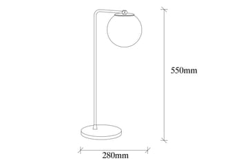 Bordslampa Bhika Koppar - Koppar - Belysning - Lampor & belysning inomhus - Sovrumslampa - Sänglampa - Sängbordslampa