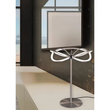 Bordslampa Charivari - Borstad stål - Belysning - Lampor & belysning inomhus - Sovrumslampa - Sänglampa - Sängbordslampa