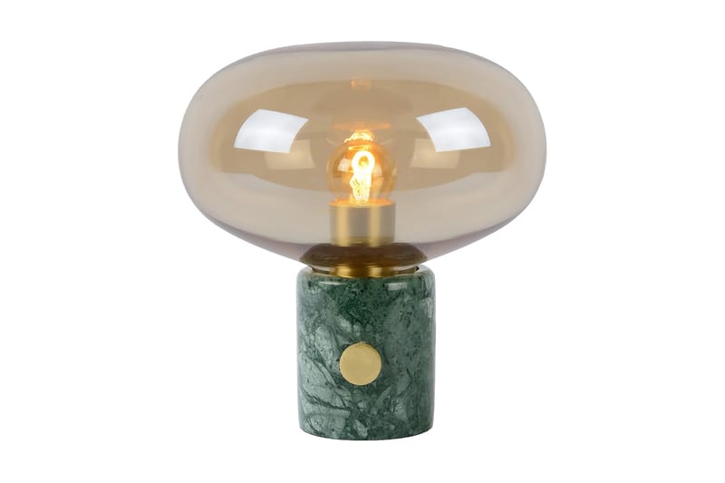 Bordslampa Charlize Rund Grön - Fönsterlampa - Hall lampa - Bordslampa - Fönsterlampa på fot - Sängbordslampa