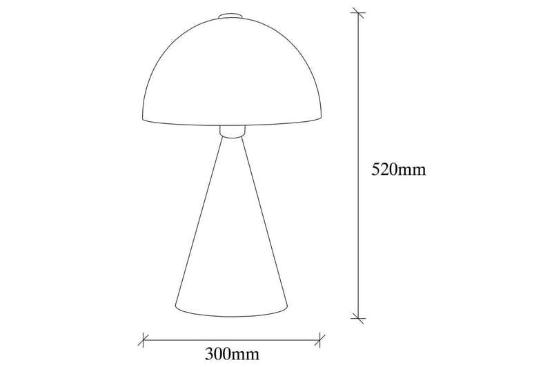 Bordslampa Chichela Vit - Vit - Belysning - Lampor & belysning inomhus - Sovrumslampa - Sänglampa - Sängbordslampa