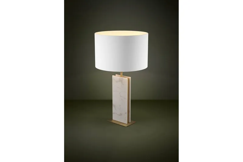 Bordslampa Eglo Belesar Mässing/Vit - Mässing/Vit - Belysning - Lampor & belysning inomhus - Sovrumslampa - Sänglampa - Sängbordslampa