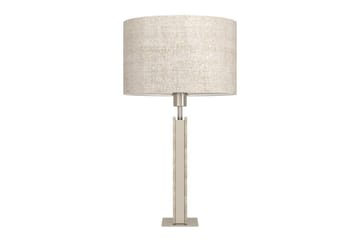 Bordslampa Eglo Belesar Nickel/Natur - Nickel/Natur - Belysning - Lampor & belysning inomhus - Sovrumslampa - Sänglampa - Sängbordslampa