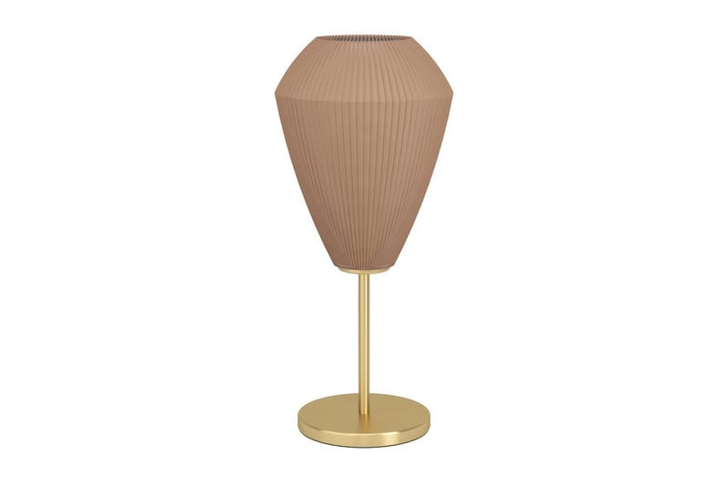 Bordslampa Eglo Caprarola - Mässing/Beige - Belysning - Lampor & belysning inomhus - Sovrumslampa - Sänglampa - Sängbordslampa