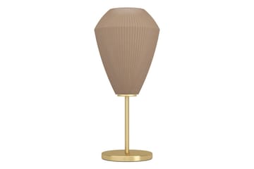 Bordslampa Eglo Caprarola - Mässing/Beige - Belysning - Lampor & belysning inomhus - Sovrumslampa - Sänglampa - Sängbordslampa