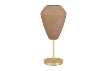 Bordslampa Eglo Caprarola - Mässing/Beige - Belysning - Lampor & belysning inomhus - Sovrumslampa - Sänglampa - Sängbordslampa