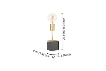 Bordslampa Eglo Carmita Svart - Svart - Belysning - Lampor & belysning inomhus - Sovrumslampa - Sänglampa - Sängbordslampa