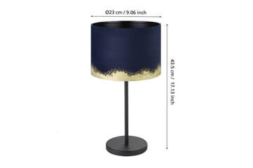Bordslampa Eglo Casuarita Blå/Guld - Belysning - Lampor & belysning inomhus - Sovrumslampa - Sänglampa - Sängbordslampa