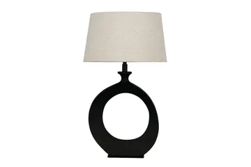 Bordslampa Eglo Diezma Svart/Natur 52 cm - 52 cm - Belysning - Lampor & belysning inomhus - Sovrumslampa - Sänglampa - Sängbordslampa