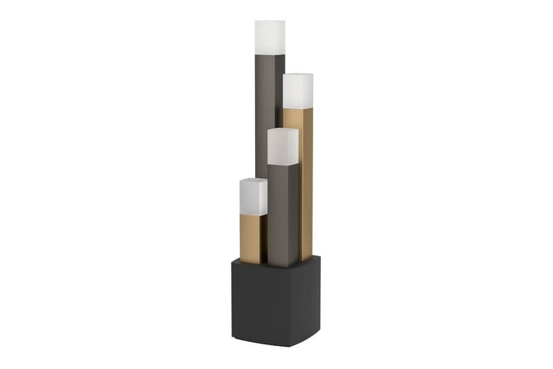 Bordslampa Eglo Estanterios Grå/Brun med 4 Lampor - Belysning - Lampor & belysning inomhus - Sovrumslampa - Sänglampa - Sängbordslampa