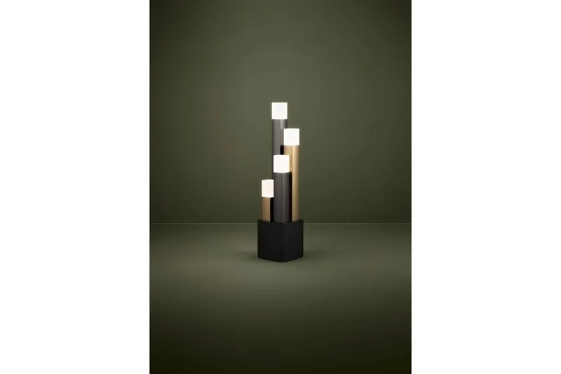 Bordslampa Eglo Estanterios Grå/Brun med 4 Lampor - Belysning - Lampor & belysning inomhus - Sovrumslampa - Sänglampa - Sängbordslampa