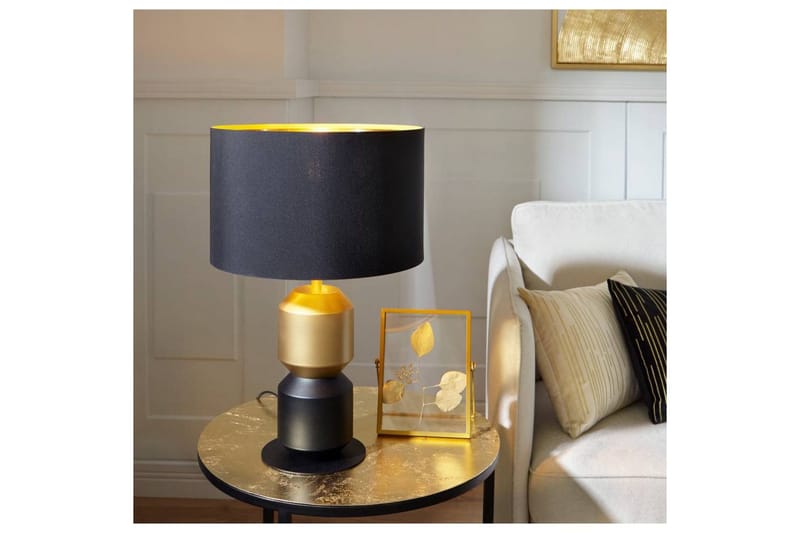 Bordslampa Eglo Laurignano Svart/Guld - Belysning - Lampor & belysning inomhus - Sovrumslampa - Sänglampa - Sängbordslampa