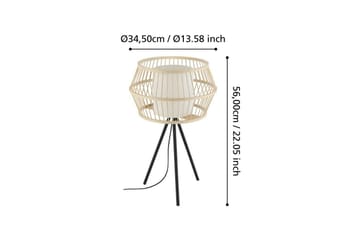 Bordslampa Eglo Monterroso Natur - Belysning - Lampor & belysning inomhus - Sovrumslampa - Sänglampa - Sängbordslampa