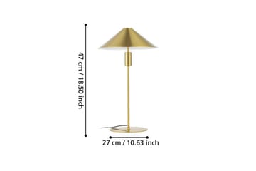 Bordslampa Eglo Paraguay Mässing - Belysning - Lampor & belysning inomhus - Sovrumslampa - Sänglampa - Sängbordslampa