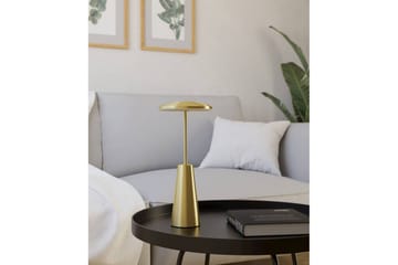 Bordslampa Eglo Piccola med Touch Borstad Mässing - Mässing - Belysning - Lampor & belysning inomhus - Sovrumslampa - Sänglampa - Sängbordslampa