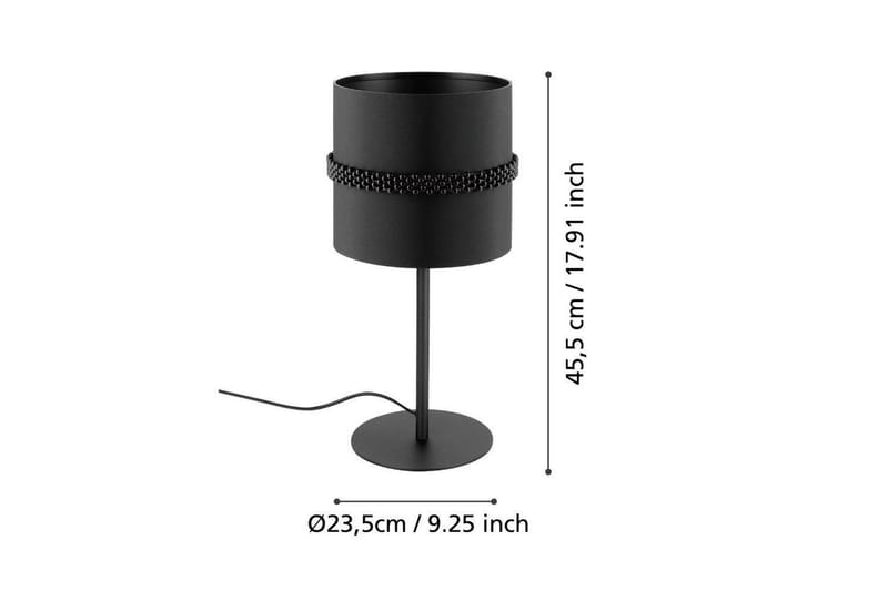Bordslampa Eglo Paraguaio Svart - Belysning - Lampor & belysning inomhus - Sovrumslampa - Sänglampa - Sängbordslampa