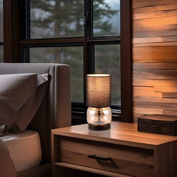 Bordslampa Elio - Mattsvart/bärnsten - Belysning - Lampor & belysning inomhus - Sovrumslampa - Sänglampa - Sängbordslampa