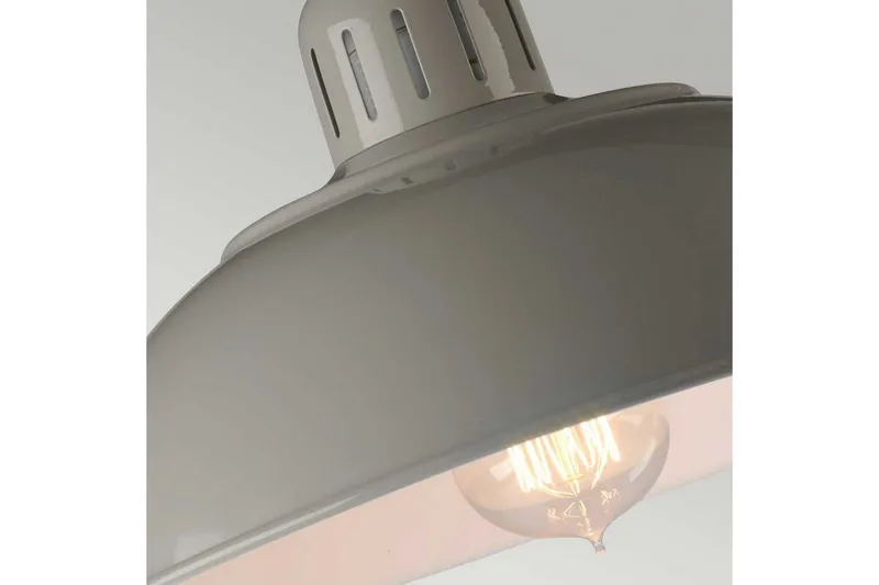 Bordslampa Elstead Lighting Franklin Presenning Grå - Presenning Grå - Belysning - Lampor & belysning inomhus - Sovrumslampa - Sänglampa - Sängbordslampa