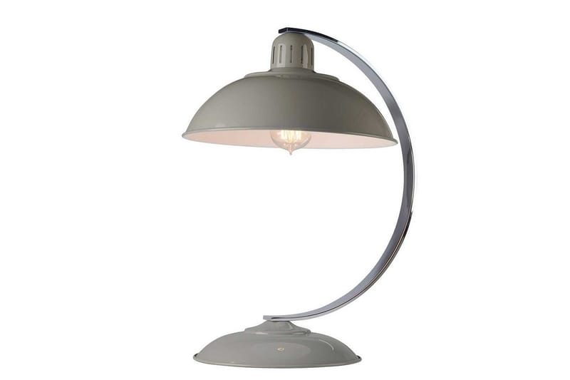 Bordslampa Elstead Lighting Franklin Presenning Grå - Presenning Grå - Belysning - Lampor & belysning inomhus - Sovrumslampa - Sänglampa - Sängbordslampa