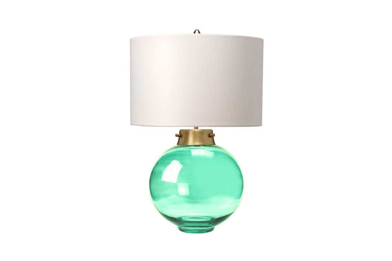 Bordslampa Elstead Lighting Kara Åldrad mässing - Mörkgrönt glas - Åldrad mässing - Mörkgrönt glas - Belysning - Lampor & belysning inomhus - Sovrumslampa - Sänglampa - Sängbordslampa