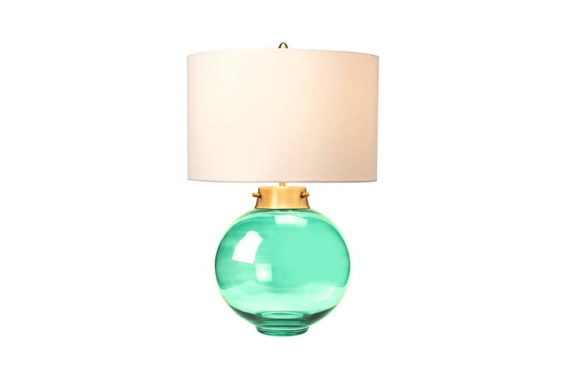Bordslampa Elstead Lighting Kara Åldrad mässing - Mörkgrönt glas - Åldrad mässing - Mörkgrönt glas - Belysning - Lampor & belysning inomhus - Sovrumslampa - Sänglampa - Sängbordslampa