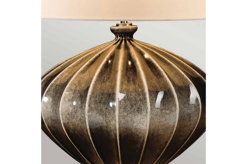 Bordslampa Elstead Lighting Ribbad Pumpa - Belysning - Lampor & belysning inomhus - Sovrumslampa - Sänglampa - Sängbordslampa