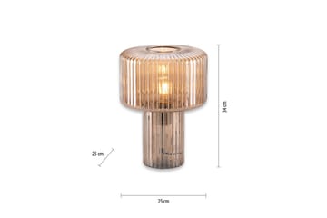 Bordslampa Fungus - Bärnsten - Belysning - Lampor & belysning inomhus - Sovrumslampa - Sänglampa - Sängbordslampa