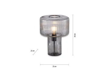 Bordslampa Fungus - Rökfärgad - Belysning - Lampor & belysning inomhus - Sovrumslampa - Sänglampa - Sängbordslampa